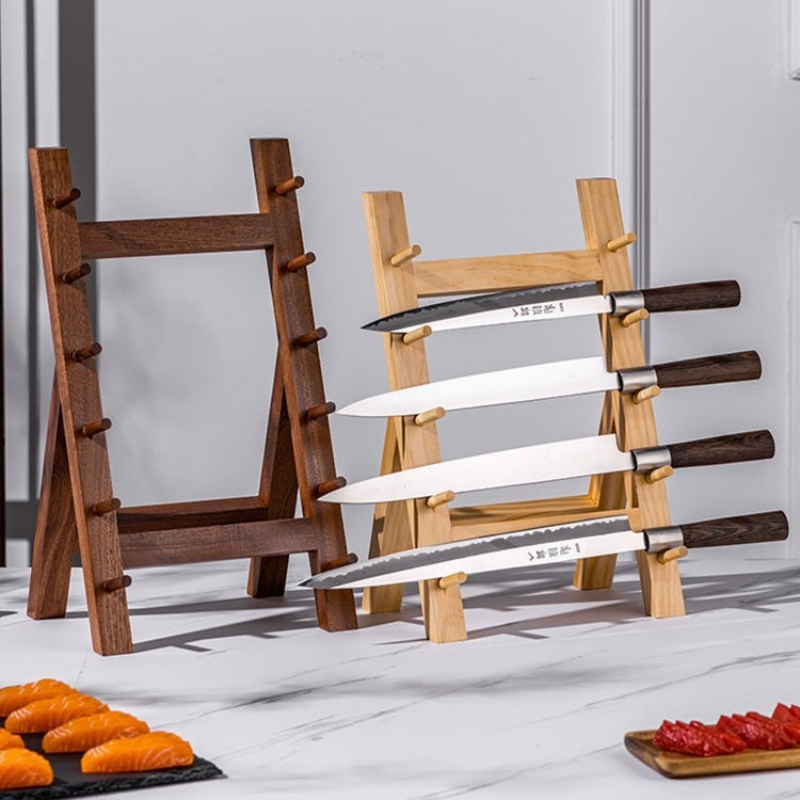 Commercial Kitchen Knife Storage - Ticari El Yapımı Cilalı Sashimi Bıçaklığı,