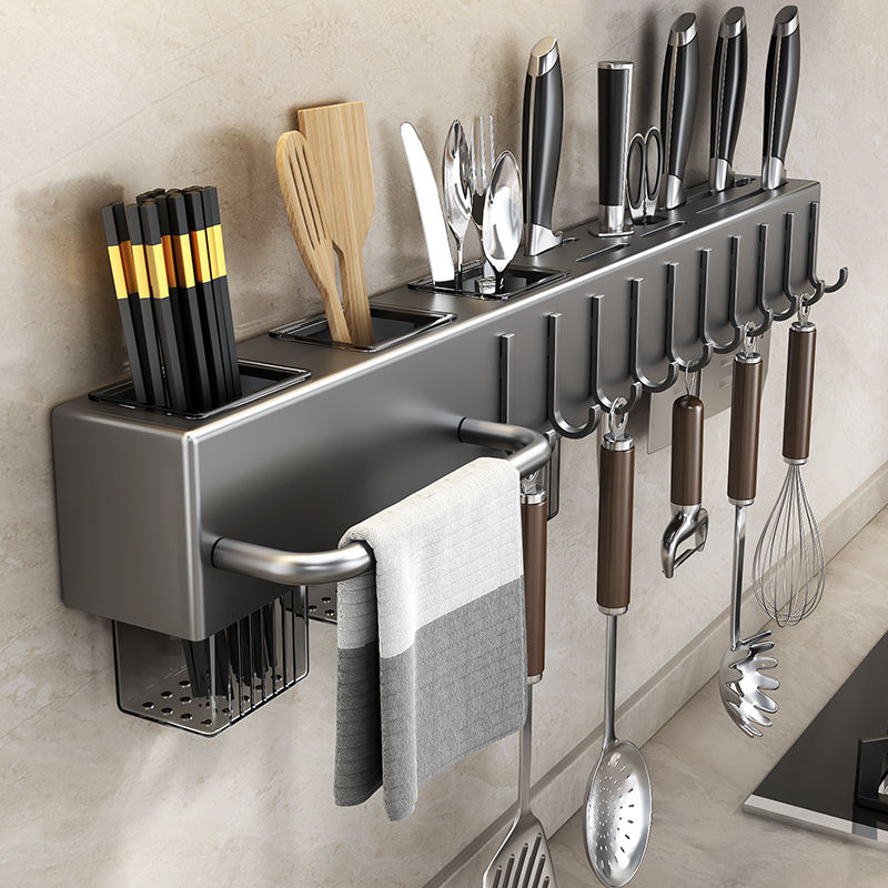Commercial Kitchen Utensil Holder - Aletsiz Mutfak Rafı, Mutfak Aksesuarları, Çok