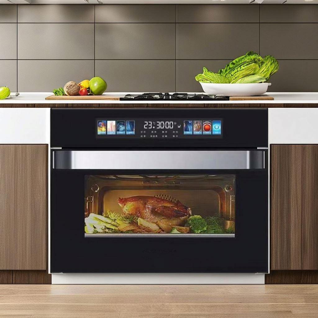 Commercial Kitchen Oven - 40L Ankastre Akıllı Kombine Buharlı Fırın,