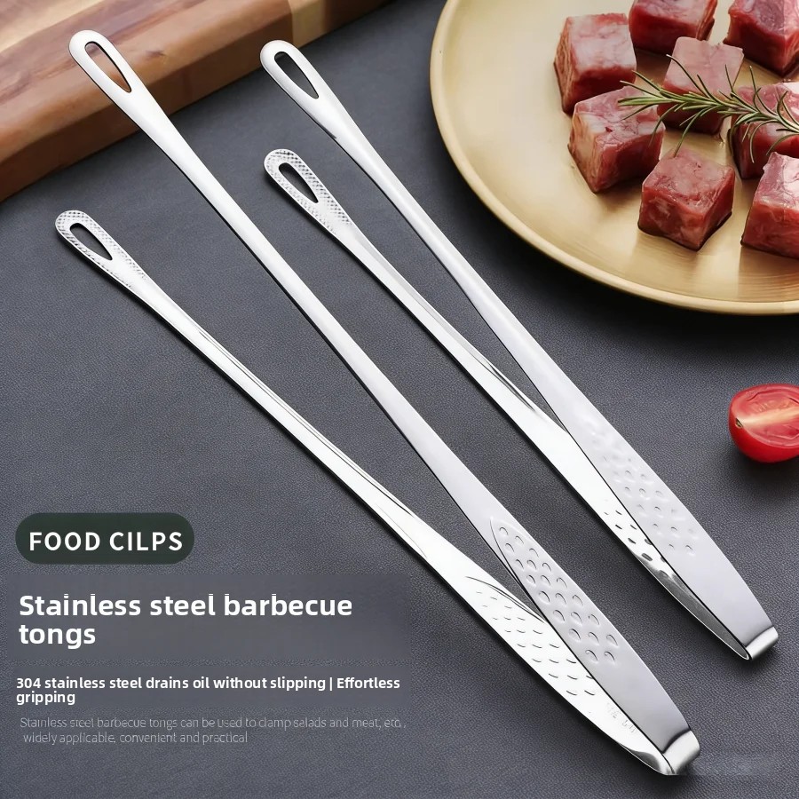 Commercial Kitchen Cooking - Paslanmaz Çelik Mutfak Maşası Kaymaz Isıya