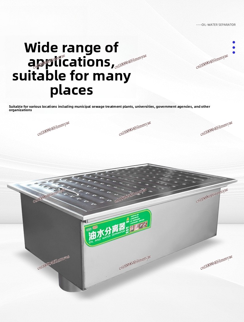 Gömülü Paslanmaz Çelik Yağ Tut - Commercial Kitchen Grease Trap incelemesi ve fiyatı