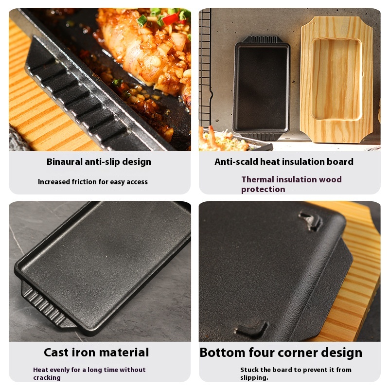 Dökme Demir Teppanyaki Izgara  - Commercial Kitchen Griddle incelemesi ve fiyatı