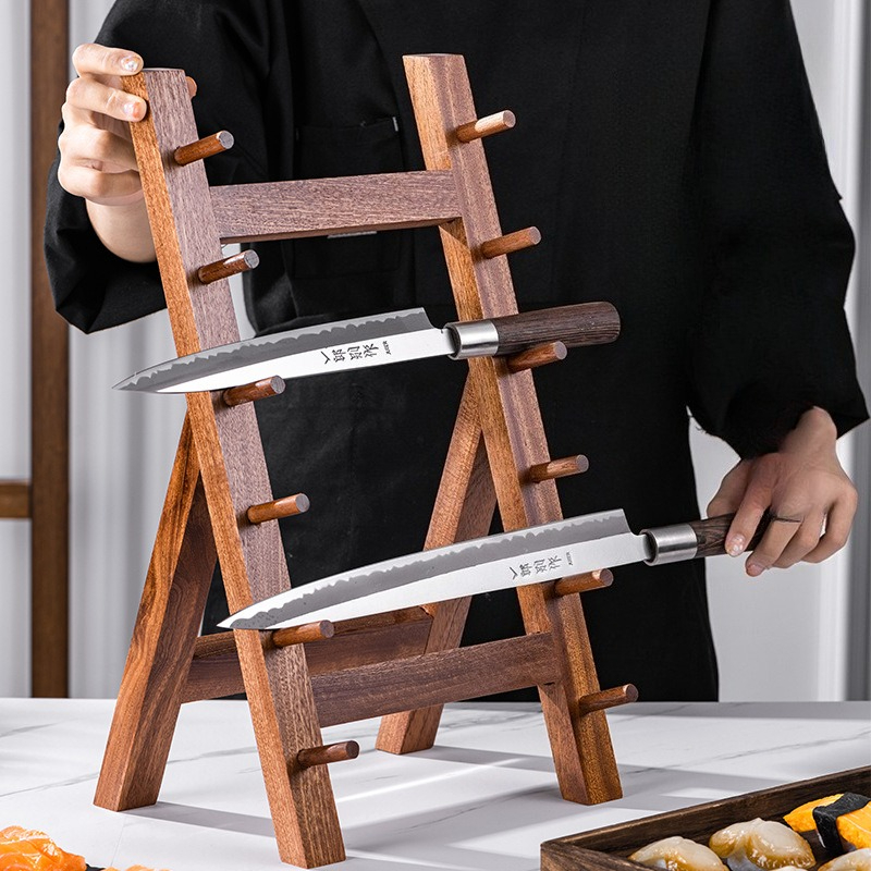 Ticari El Yapımı Cilalı Sashim - Commercial Kitchen Knife Storage incelemesi ve fiyatı